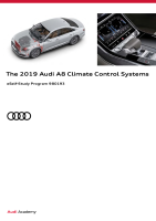 SSP 980193 - The 2019 Audi A8 Climate Control Systems 